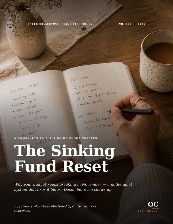 The Sinking Fund Reset Guide + Spreadsheet Bundle